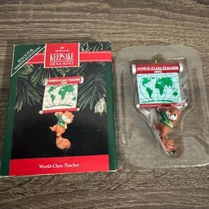 Keepsake World-Class Teacher Ornament